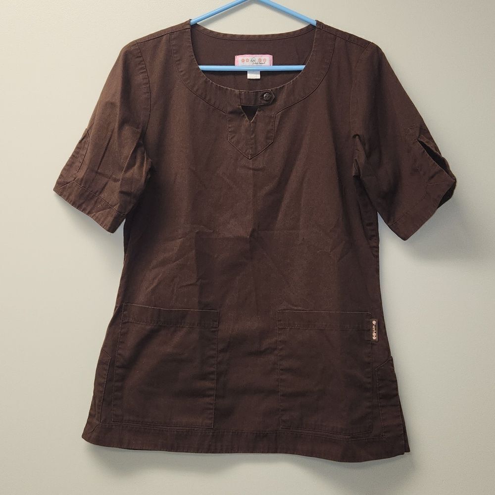 Koi By Kathy Peterson Scub Top S